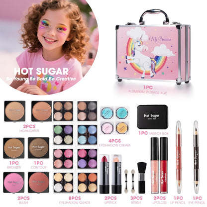 52-Color Women's Makeup Kit + Full Accessories