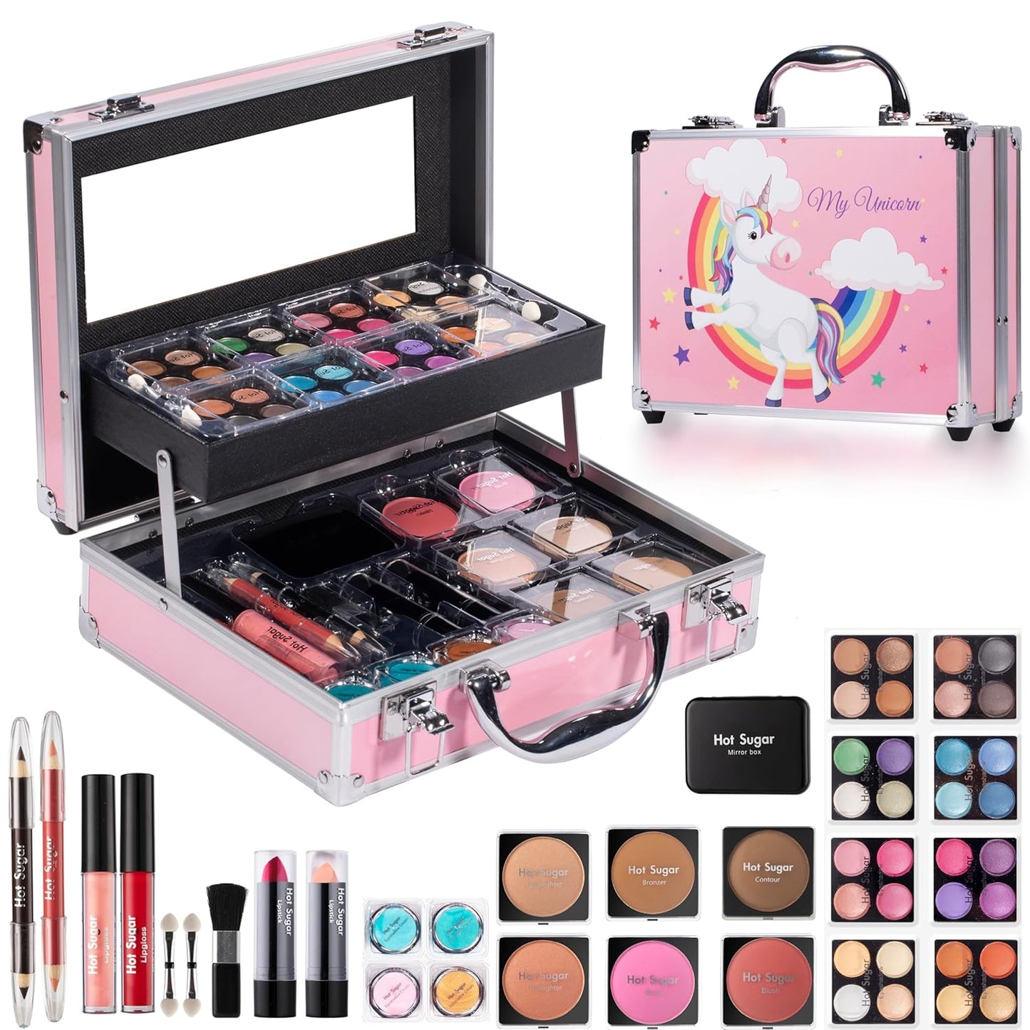 52-Color Women's Makeup Kit + Full Accessories