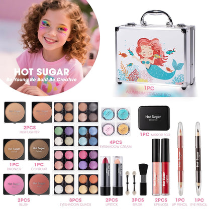 52-Color Women's Makeup Kit + Full Accessories